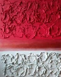 Influence, Mischtechnik auf Leinwand, 100x80 cm, 2017